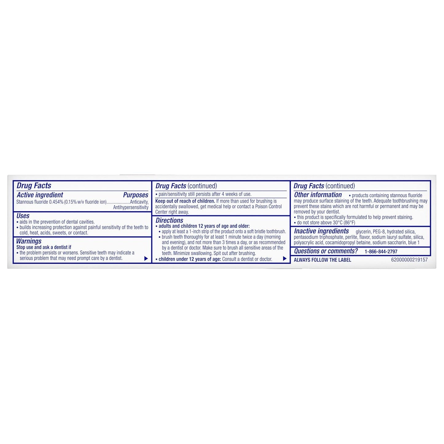 Sensodyne Clinical Repair Whiten & Shine – 3-Pack Toothpaste for Consistent Daily Oral Health