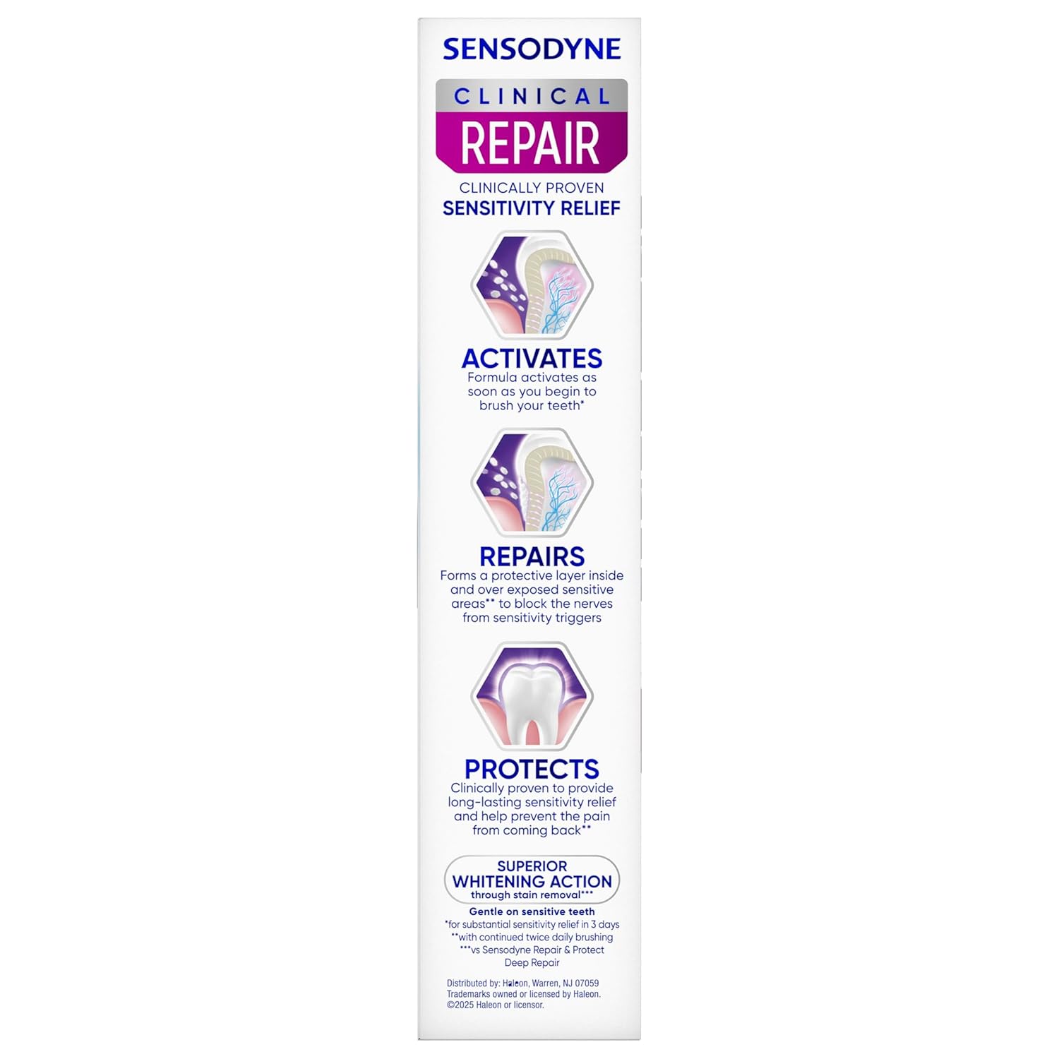 Sensodyne Clinical Repair Whiten & Shine – Sensitivity Relief for Your Daily Self-Care Ritual