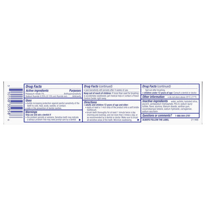 Sensodyne Clinical White Toothpaste – Sensitive Teeth Whitening for Your Calming Morning Routine, 3-Pack