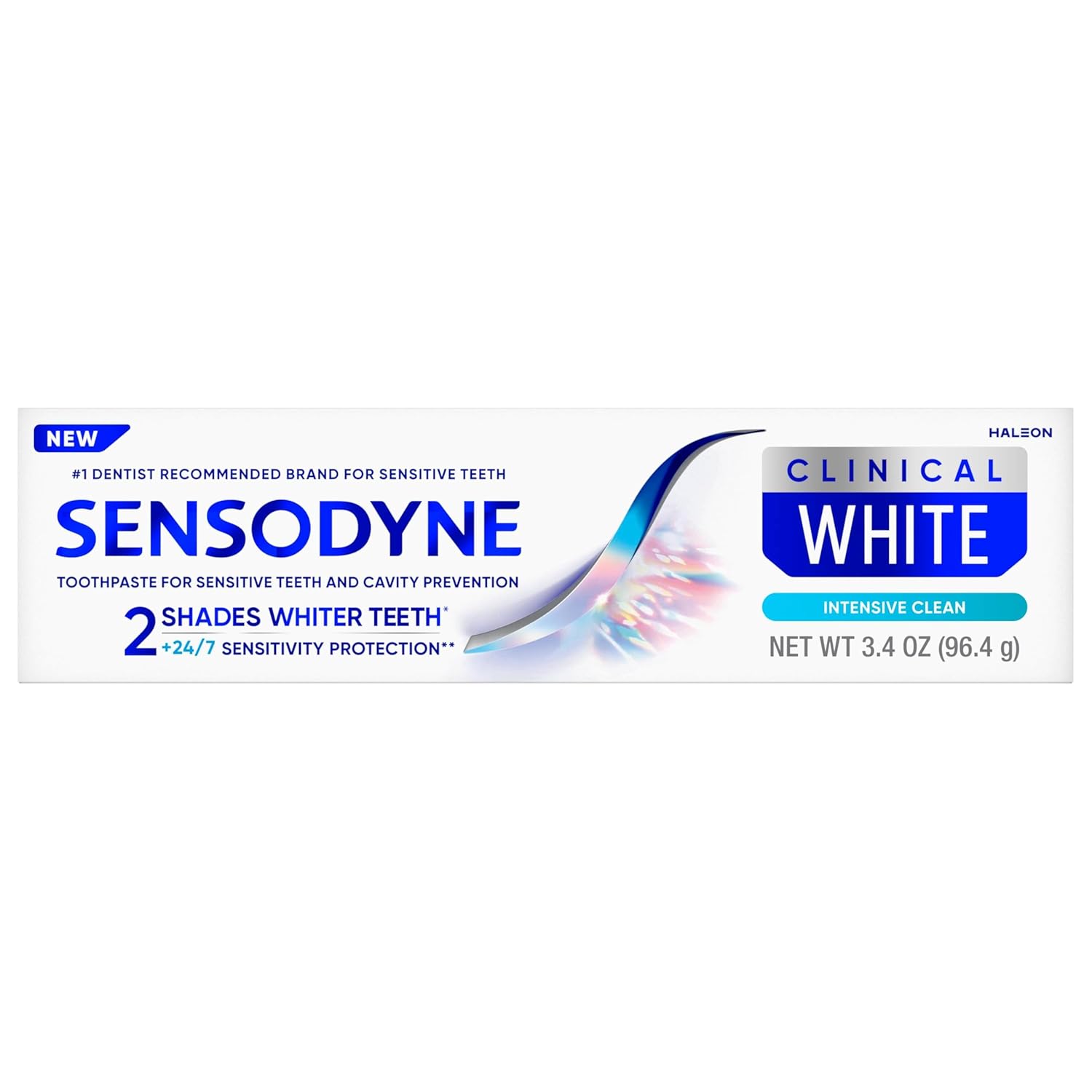 Sensodyne Clinical White Toothpaste – Sensitive Teeth Whitening for Your Calming Morning Routine, 3-Pack