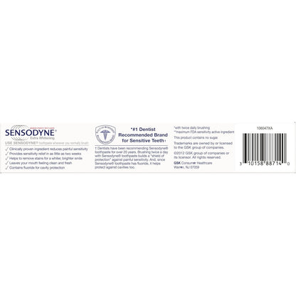 Sensodyne Extra Whitening Toothpaste for Sensitive Teeth – Cavity & Tartar Care for Mindful Morning Rituals