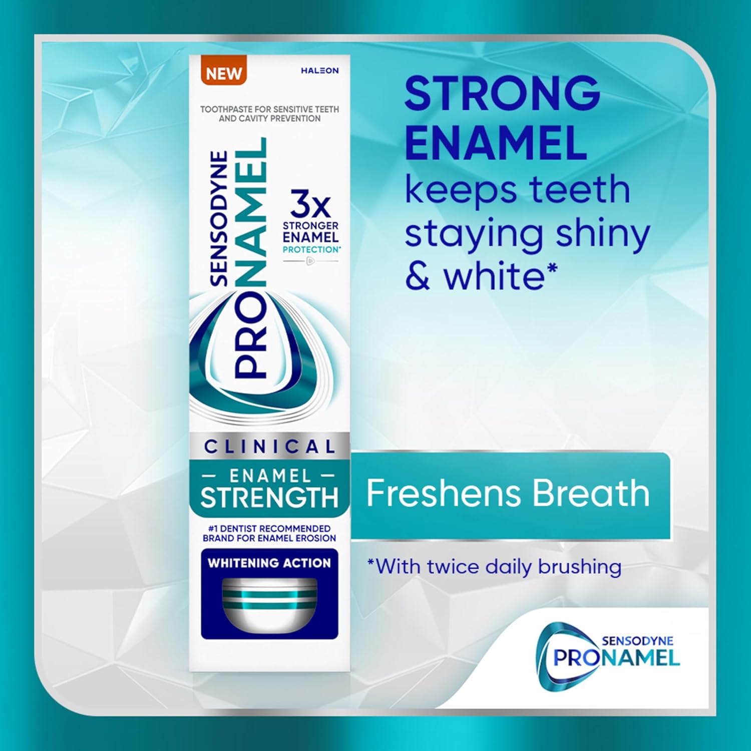 Sensodyne Pronamel Clinical Enamel Repair Toothpaste – Nightly Restoration Ritual for Sensitive Teeth (3 Pack)