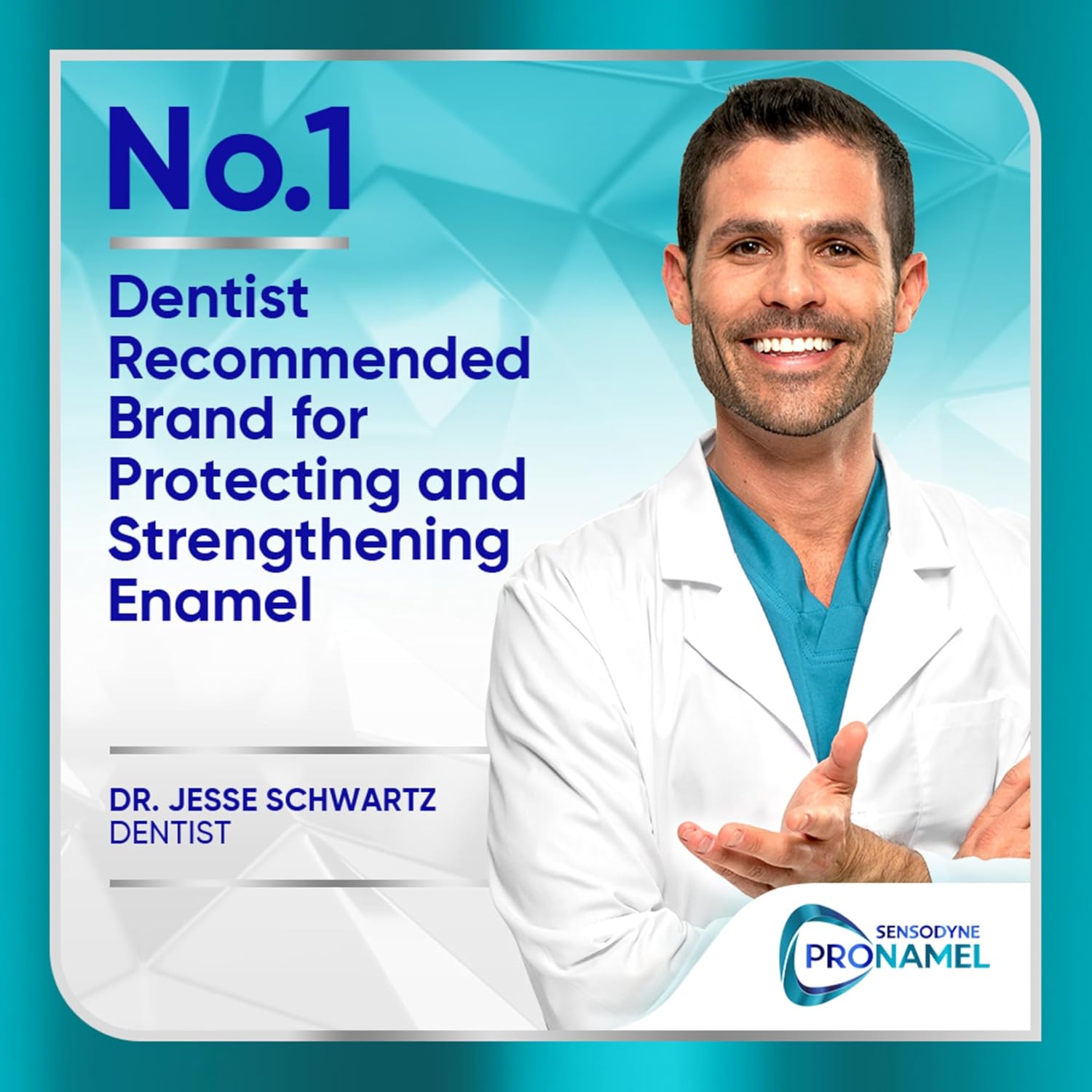 Sensodyne Pronamel Clinical Premium Enamel Strengthening Toothpaste – Dentist-Grade Formula, 3-Pack Set