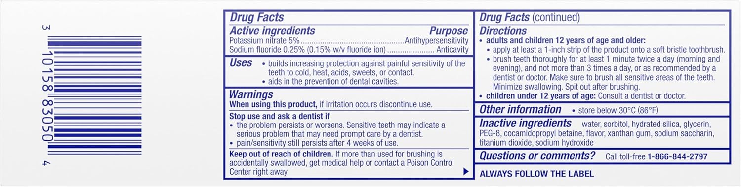 Sensodyne Pronamel Daily Protection Enamel Toothpaste for Sensitive Teeth - Mint Essence, 4 oz (Pack of 3) Thoughtful Care Package for a Sensitive-Teeth Loved One