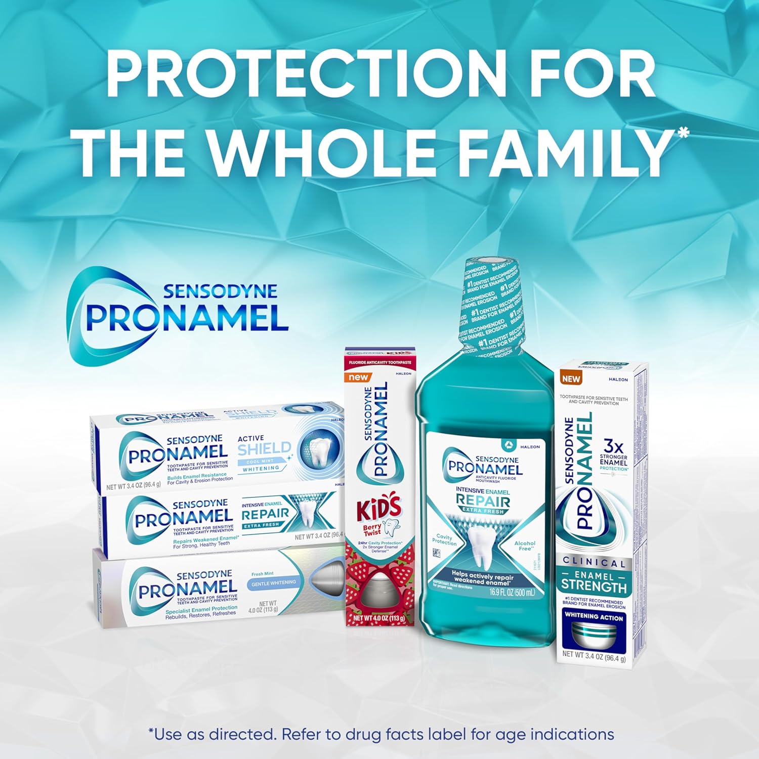 Sensodyne Pronamel Fluoride Toothpaste – Safe Enamel Protection Without Harsh Abrasives for Sensitive Teeth