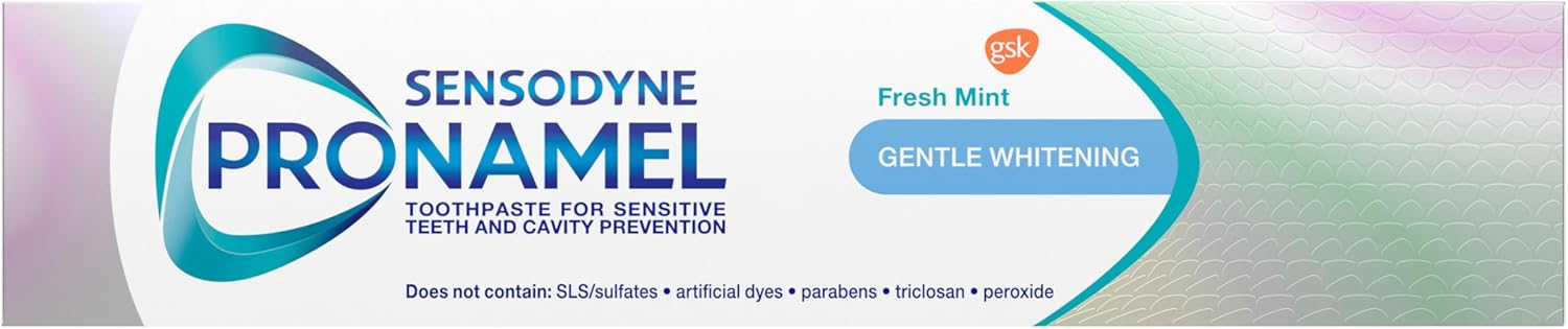 Sensodyne Pronamel Fluoride Toothpaste – Safe Enamel Protection Without Harsh Abrasives for Sensitive Teeth