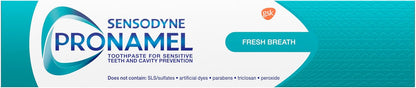 Sensodyne Pronamel Fresh Breath Enamel Toothpaste – Flameless Sensitivity Care Safe for All Ages