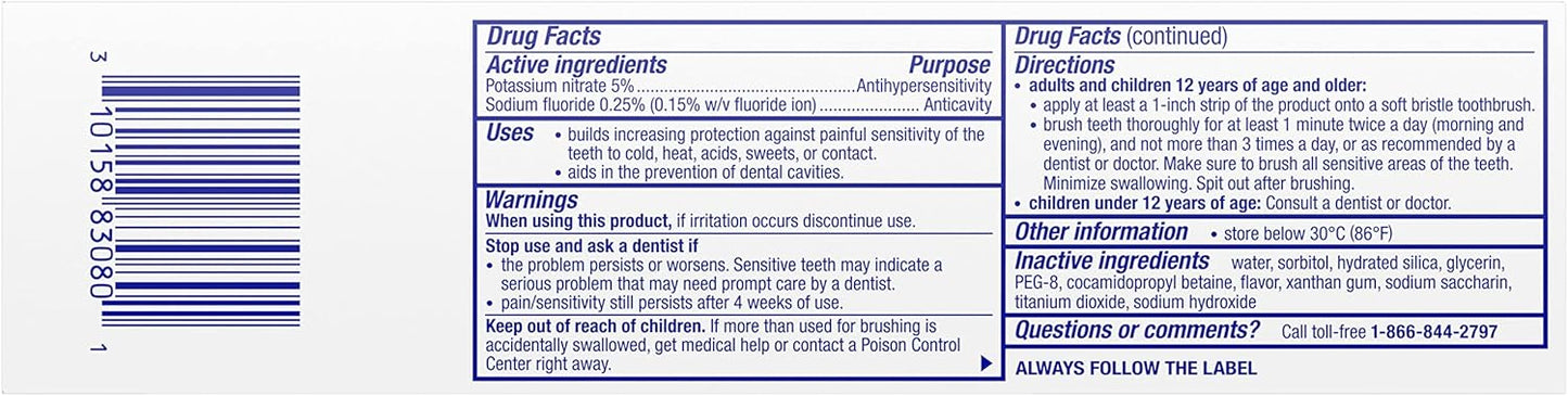 Sensodyne Pronamel Fresh Breath Enamel Toothpaste – Flameless Sensitivity Care Safe for All Ages