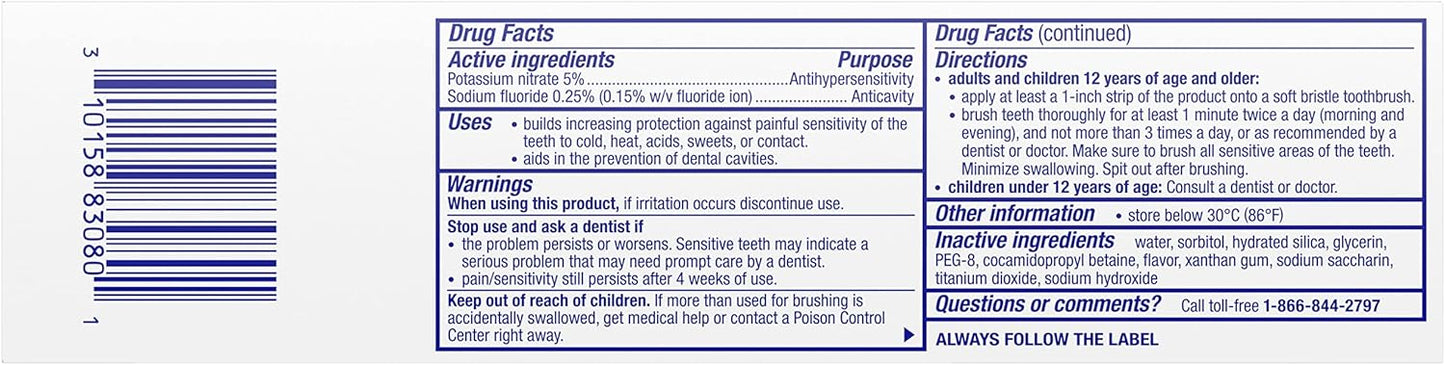 Sensodyne Pronamel Fresh Breath Enamel Toothpaste – Nightly Sensitivity Relief Ritual for Restorative Self-Care
