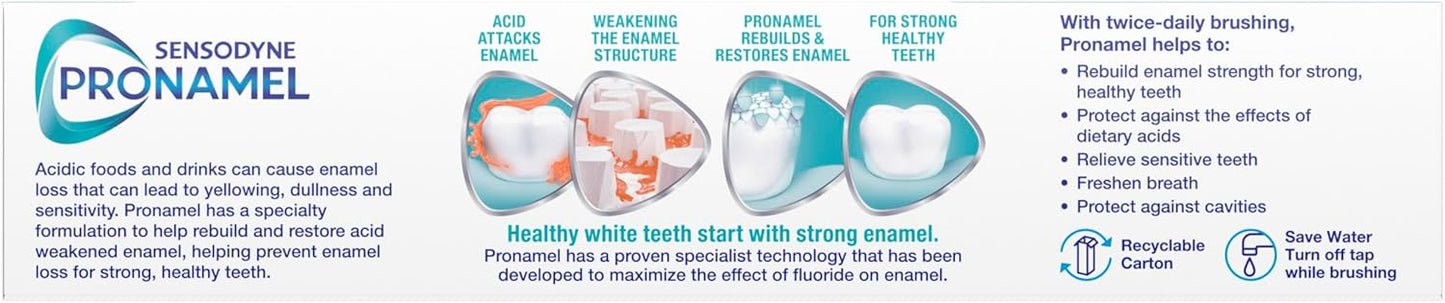 Sensodyne Pronamel Fresh Breath Enamel Toothpaste – Nightly Sensitivity Relief Ritual for Restorative Self-Care