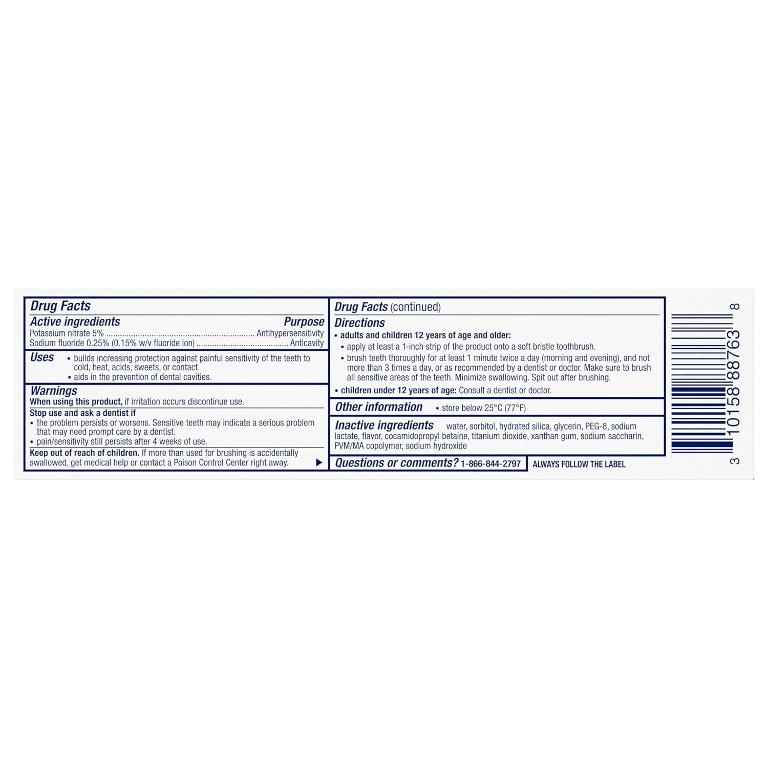 Sensodyne Pronamel Intensive Enamel Repair – Focus-Friendly Sensitivity Relief for Distraction-Free Workday Eating
