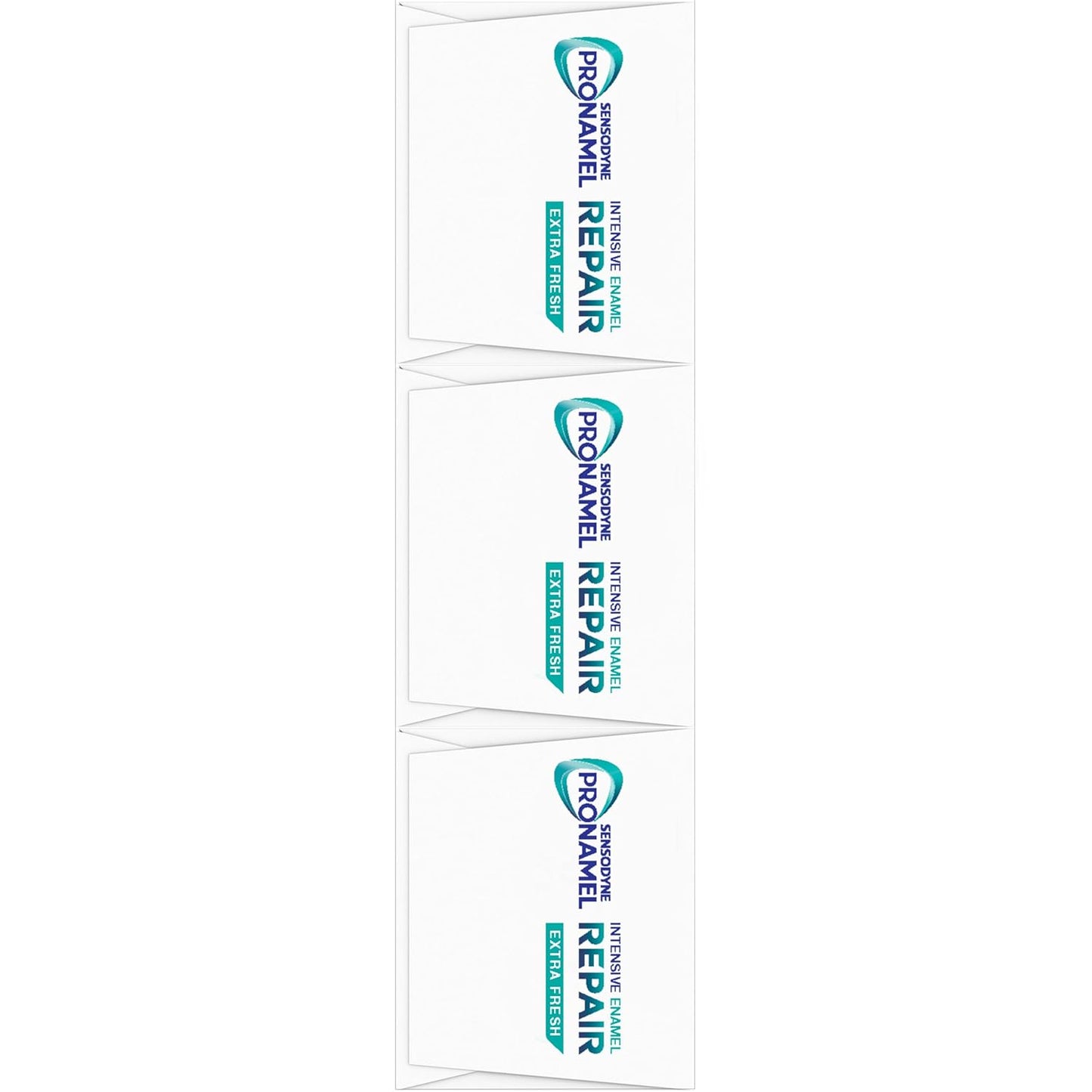 Sensodyne Pronamel Intensive Enamel Repair – Sensitive Teeth Toothpaste for Focus & Consistent Oral Care, 4-Pack