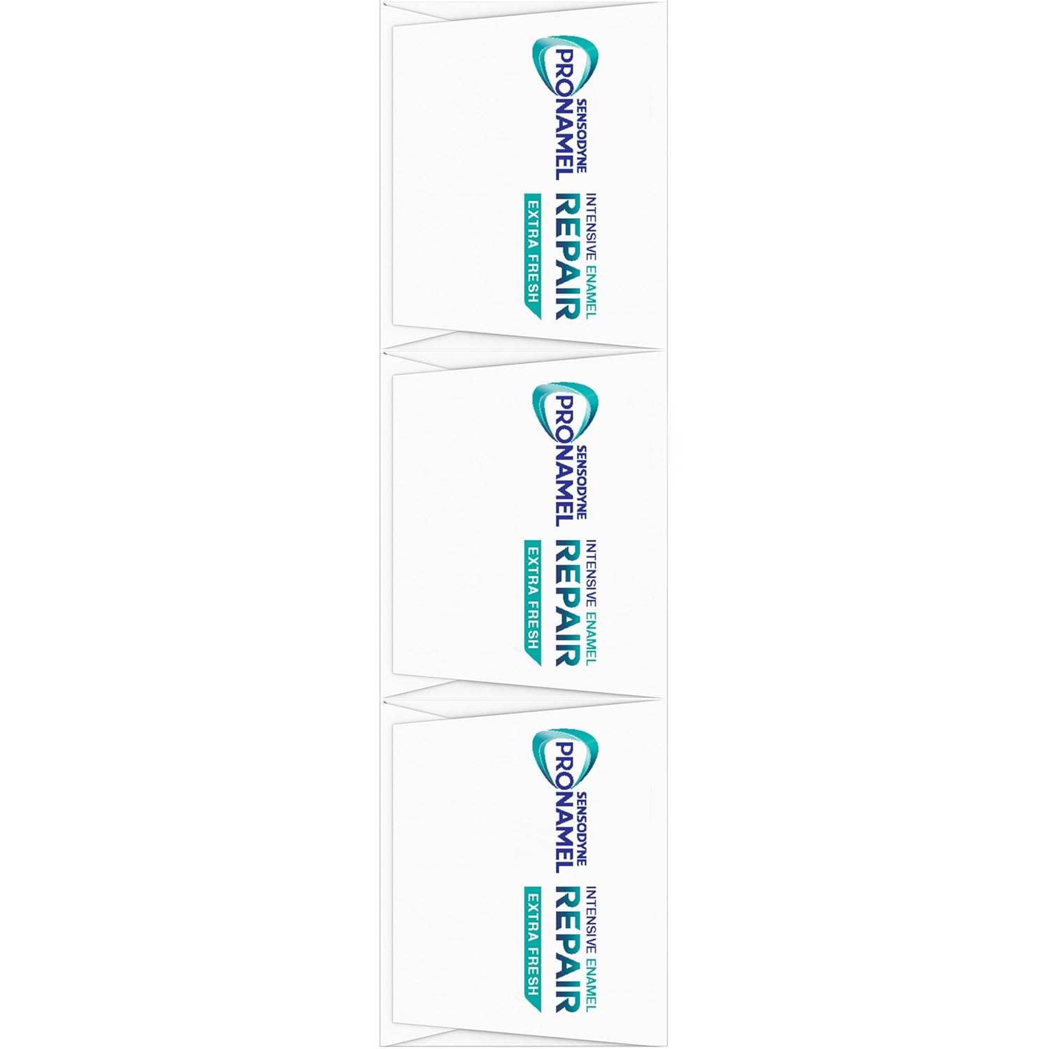 Sensodyne Pronamel Intensive Enamel Repair – Sensitive Teeth Toothpaste for Focus & Consistent Oral Care, 4-Pack
