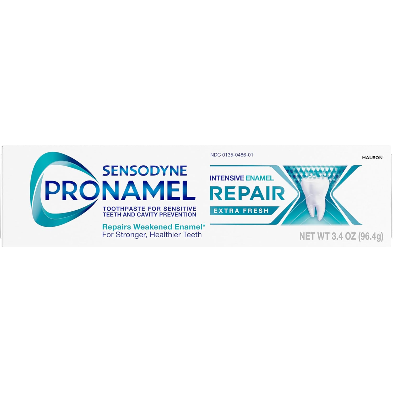 Sensodyne Pronamel Intensive Enamel Repair – Sensitive Teeth Toothpaste for Focus & Consistent Oral Care, 4-Pack