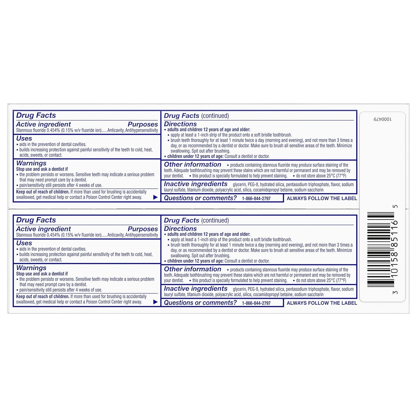 Sensodyne Repair and Protect Whitening Toothpaste – Sensitivity Relief for Your Nightly Self-Care Ritual