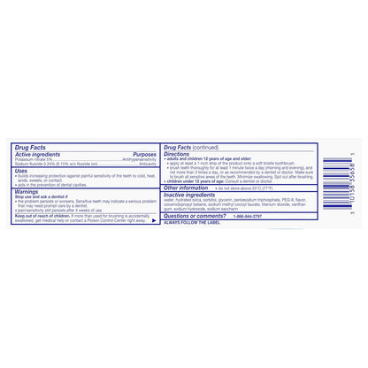 Sensodyne Whitening Toothpaste – Clean, SLS-Free Formula for Uncluttered Daily Routines, 4-Pack