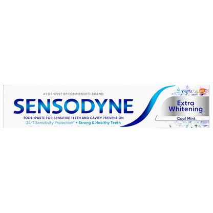 Sensodyne Whitening Toothpaste – Clean, SLS-Free Formula for Uncluttered Daily Routines, 4-Pack