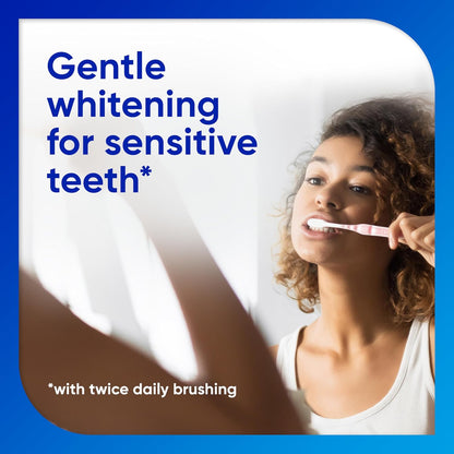 Sensodyne Whitening Toothpaste – Clean, SLS-Free Formula for Uncluttered Daily Routines, 4-Pack