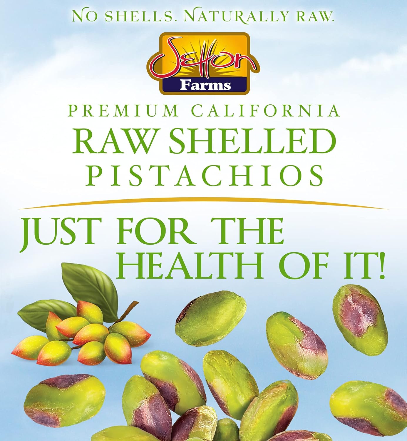 Setton Farms Naturally Raw Shelled Pistachios – Heart-Healthy Pantry Staple for Mindful Snacking and Meal Prep