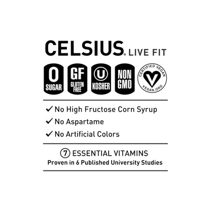 seven essential vitamins including c, b6, b12, riboflavin, niacin, biotin, and pantothenic acid