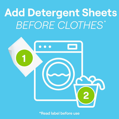 Seventh Generation Laundry Detergent Sheets Free & Clear – Safer Laundry Pick for Families with Babies and Toddlers
