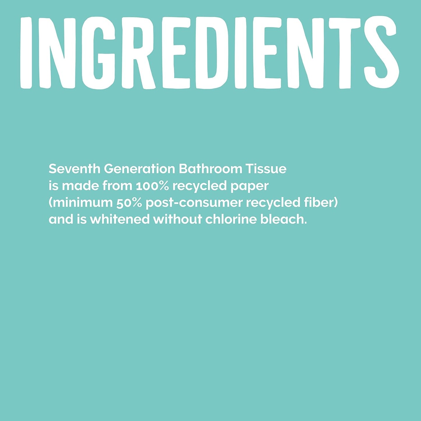 Seventh Generation Toilet Paper – 100% Recycled Bath Tissue for Mindful Self-Care Routines, 2-Ply 240 Sheets