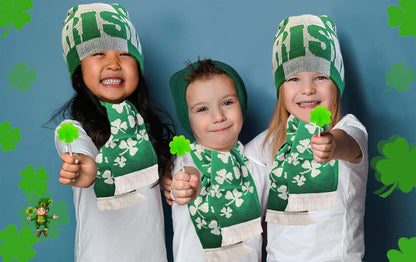 Shamrock Sucker Co. Gluten-Free Clover Candy Suckers – Parent-Approved St. Patty's Day Party Favor for Playroom and Birthday Treats, 25-Pack