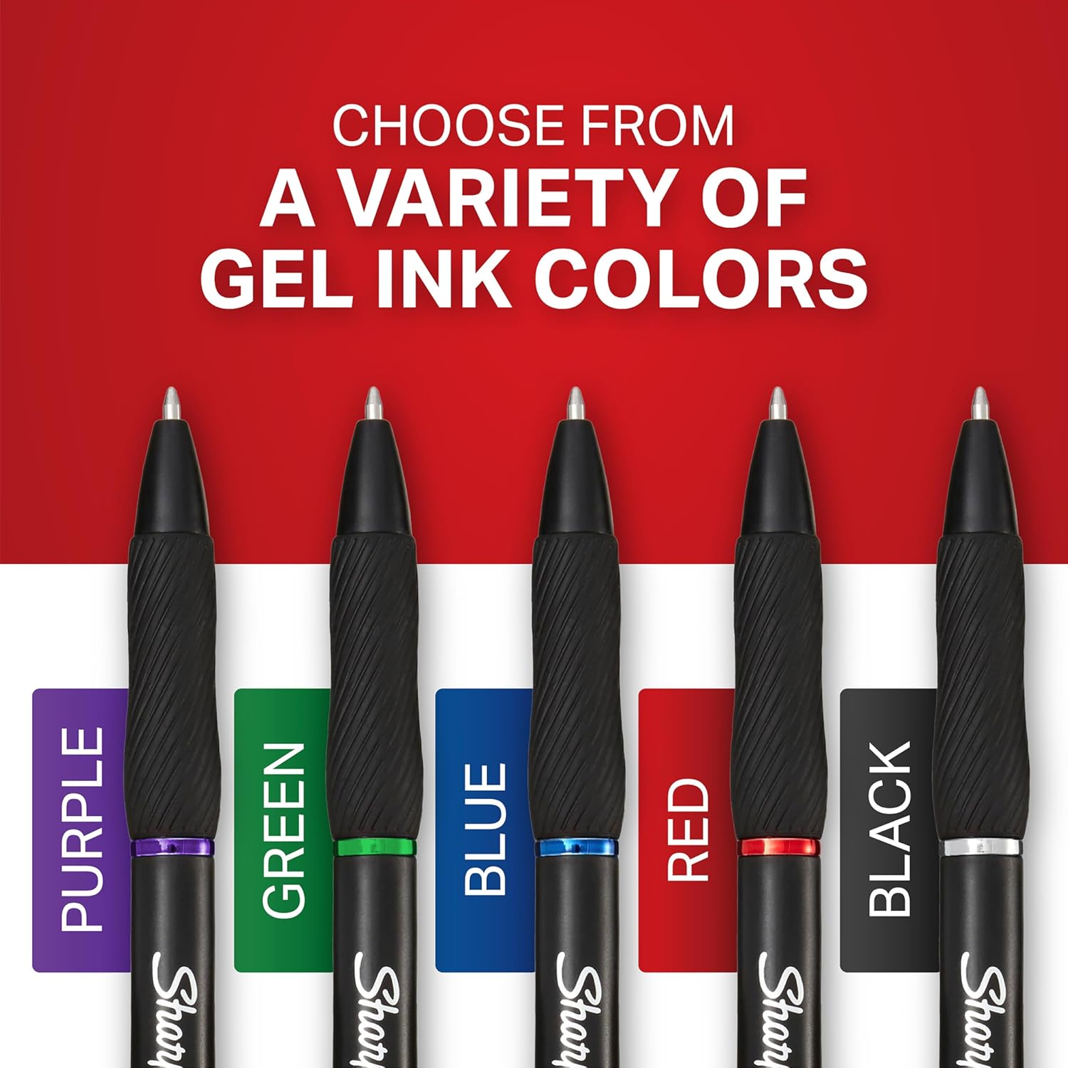 Sharpie S-Gel Pens for K-12 Teachers and Classrooms, Bulk 36-Count Pack of 0.7mm Blue Gel Pens for Student Supplies and Grading