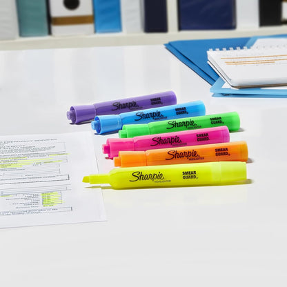 Sharpie Tank Style Highlighters – Home Office Study Tool for Marking Reports and Contracts, Chisel Tip Yellow, 36 Count