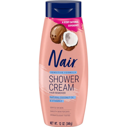 shower-activated cream formula applied outside shower then rinsed during normal shower routine