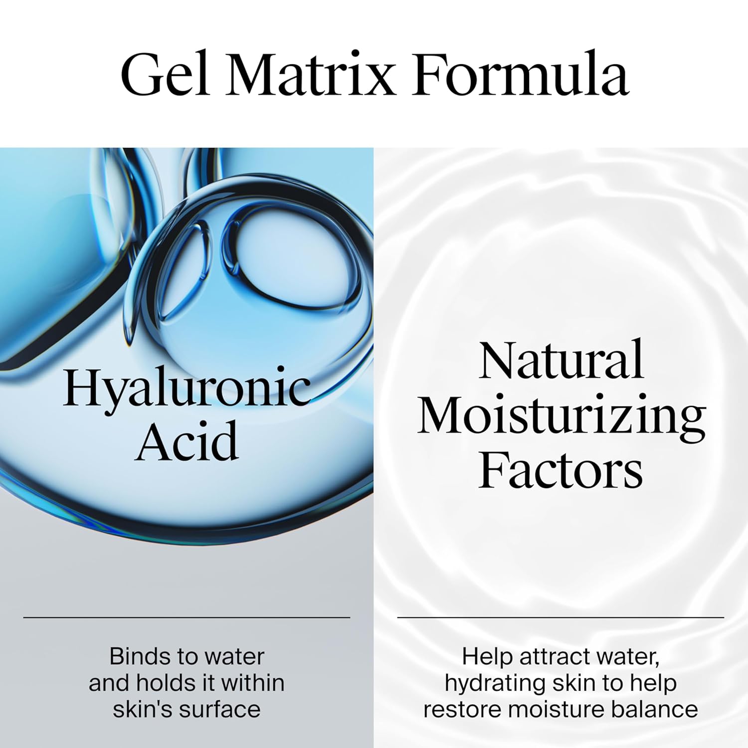 silky foaming hydrating gel cleanser that removes makeup, dirt, oil, and impurities