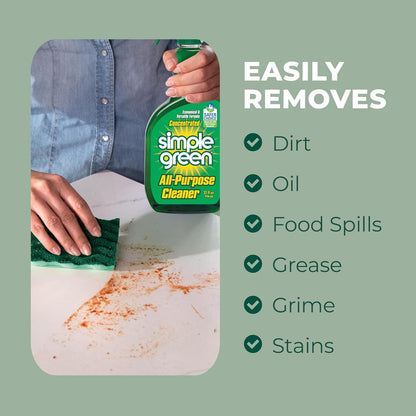Simple Green All-Purpose Cleaner – Home Office and Study Space Degreaser for Focused Workdays