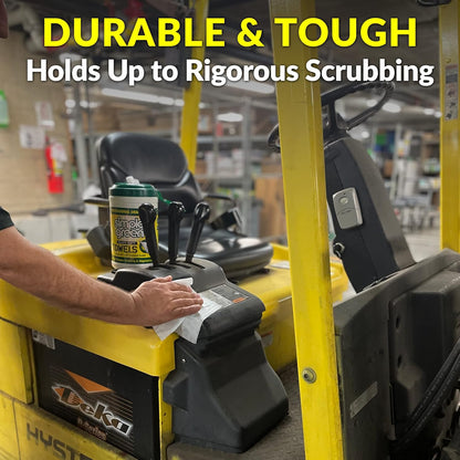 Simple Green Heavy-Duty Degreasing Towels for Commercial Kitchens, NSF Registered Safe Food Prep Wipes