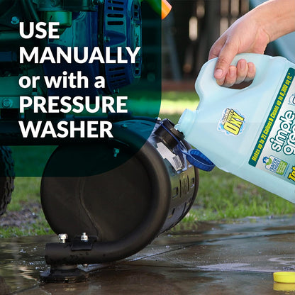 Simple Green Oxy Solve Outdoor Pressure Washer Cleaner – 1 Gal for Fast Property and Curb Appeal Prep