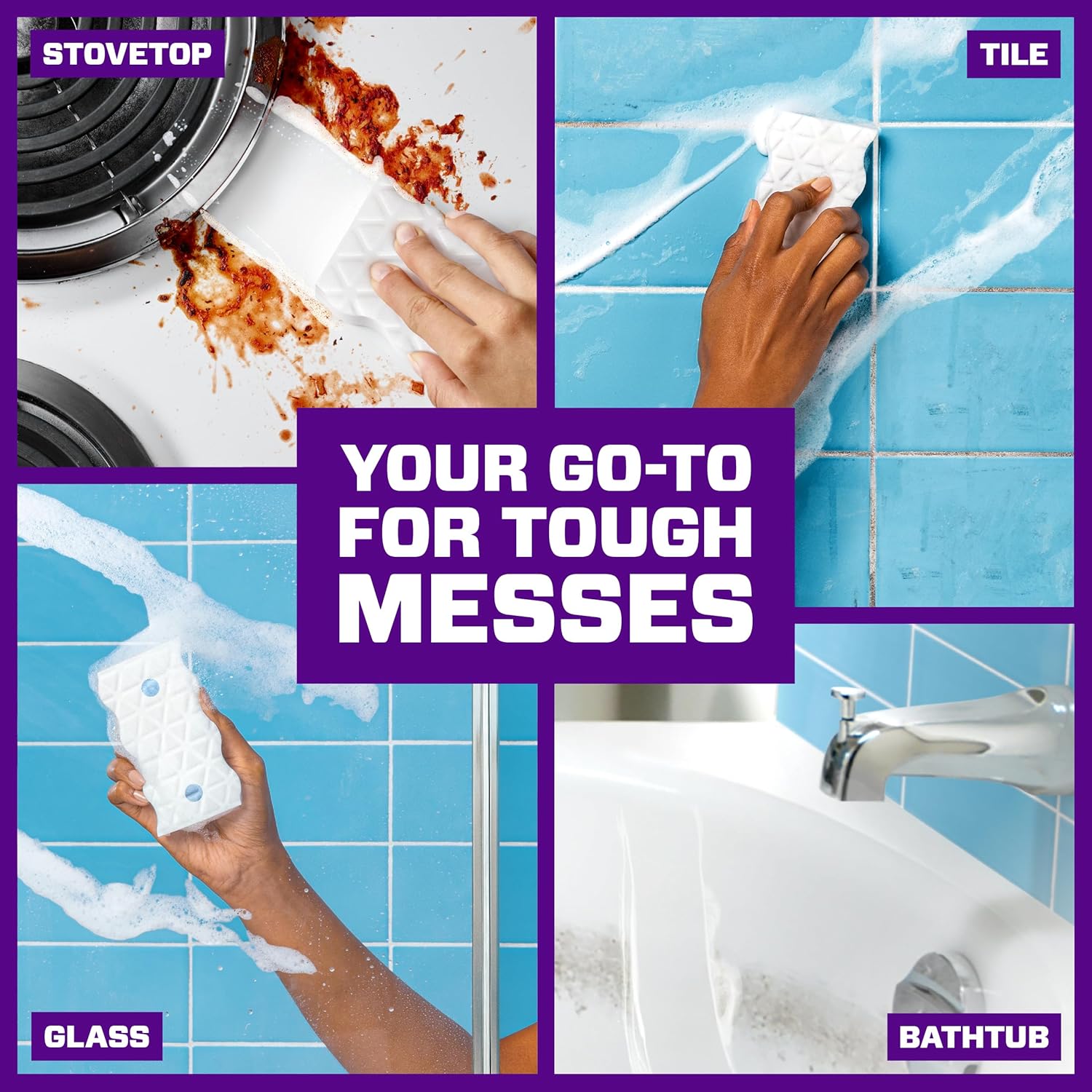 simple wet-squeeze-clean activation with no additional sprays or chemicals required