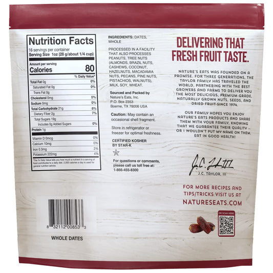 single ingredient: dates