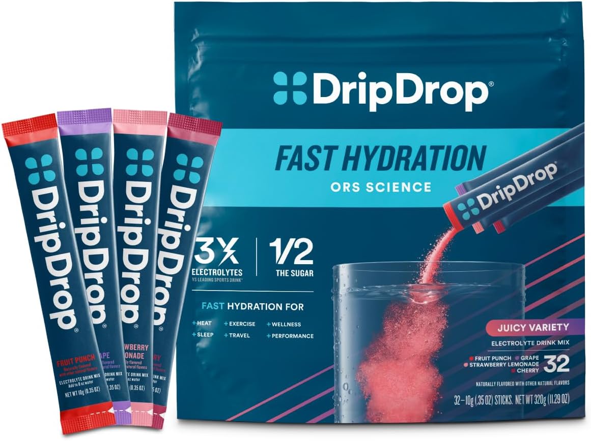 single-serve stick pack format (32 count) that mixes instantly into 8 oz of water