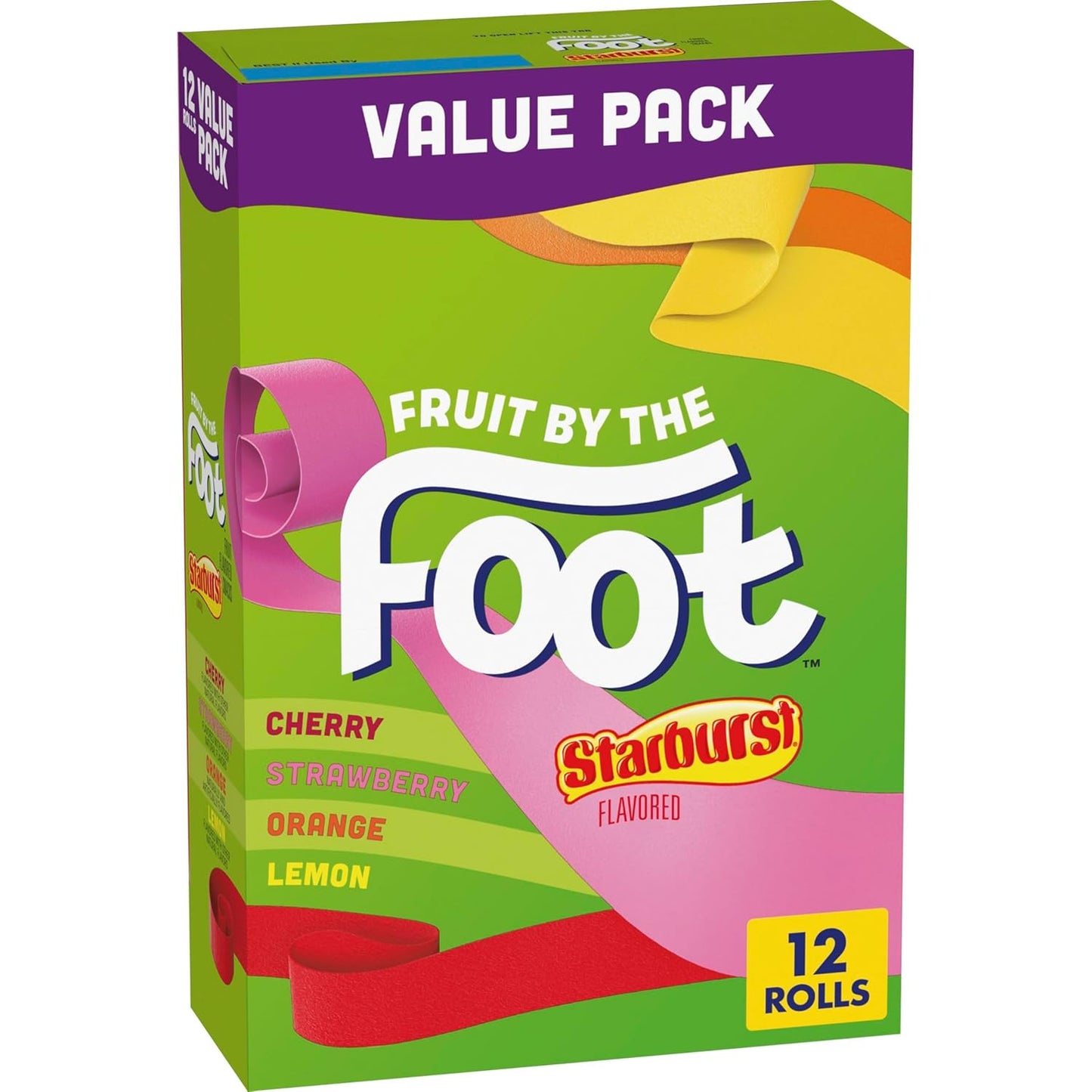 six 4.5 oz individually wrapped fruit-flavored snack pouches per box