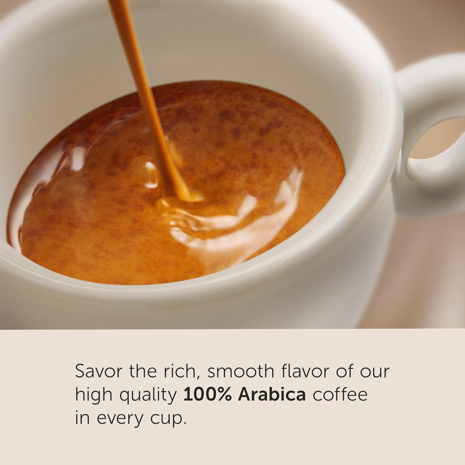 six distinct roast profiles: classico medium, lungo medium, lungo bold, intenso bold, forte dark, decaf