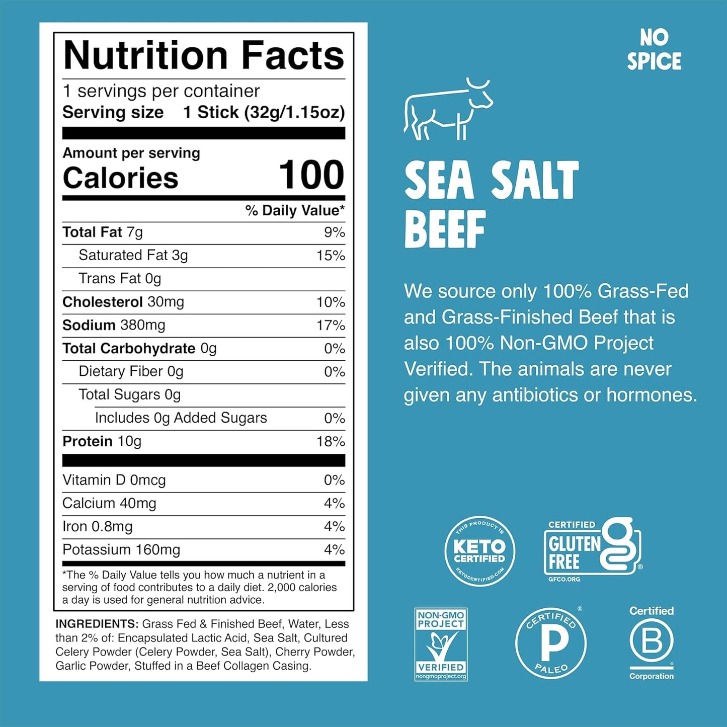 six flavor varieties: original, jalapeño, taco, sea salt, smoky bbq beef, and beef & venison