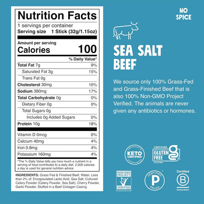 six flavor varieties: original, jalapeño, taco, sea salt, smoky bbq beef, and beef & venison