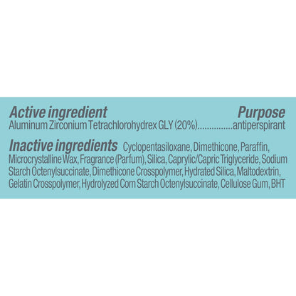 skin-moisturizing ingredient blend designed to be gentle on sensitive underarm skin