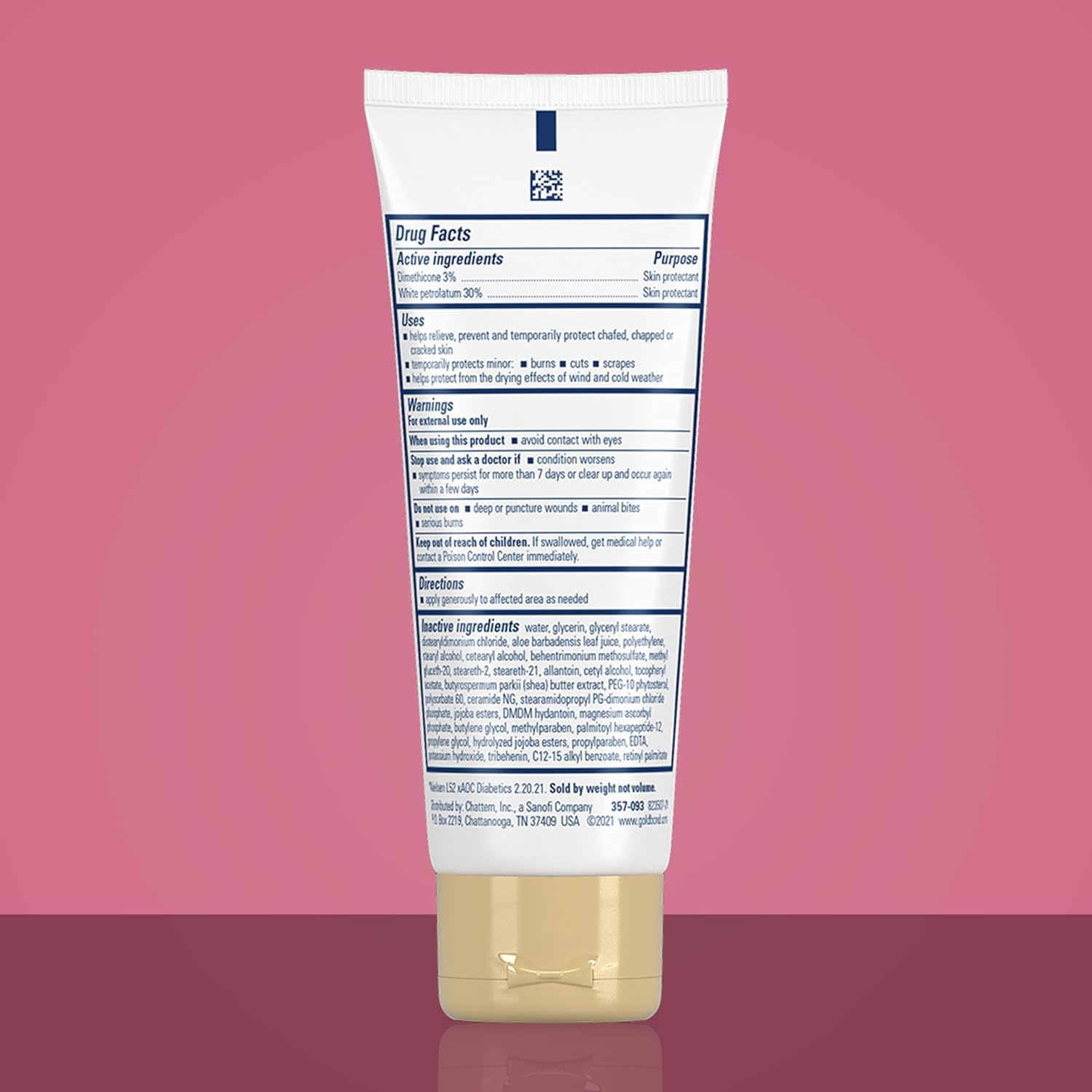 skin protectant formula built on dimethicone and white petrolatum