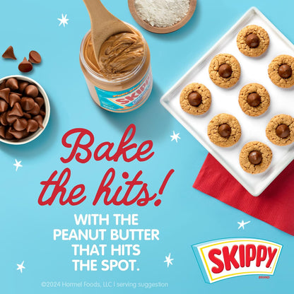 SKIPPY Creamy Peanut Butter – Simple Four-Ingredient Pantry Staple, Bulk 2 Pack 40 oz