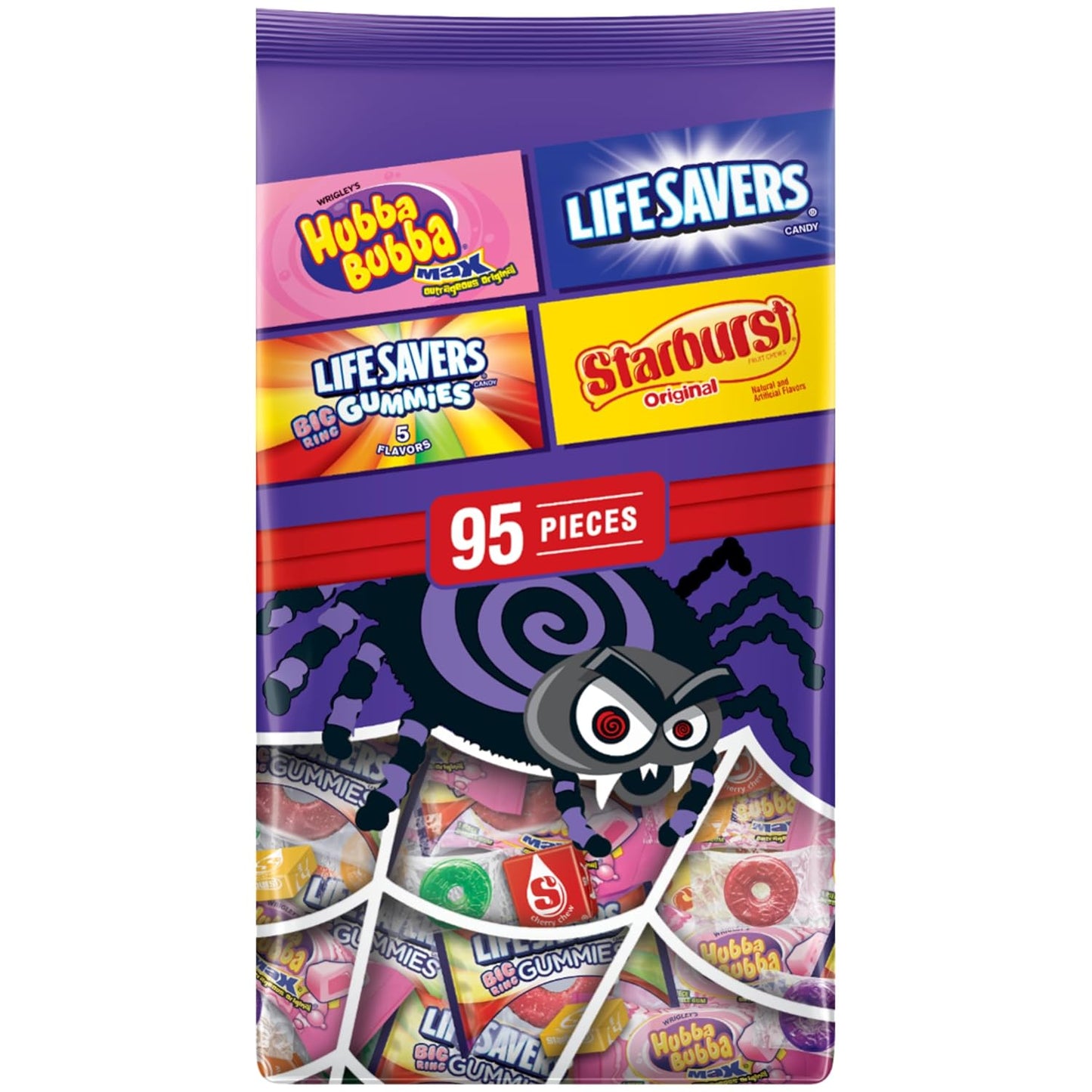 SKITTLES Original, Wild Berry & Sour Variety Pack – Trick-or-Treat Bowl & Classroom Valentine Exchange, 26.46 oz