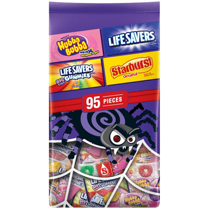 SKITTLES Original, Wild Berry & Sour Variety Pack – Trick-or-Treat Bowl & Classroom Valentine Exchange, 26.46 oz