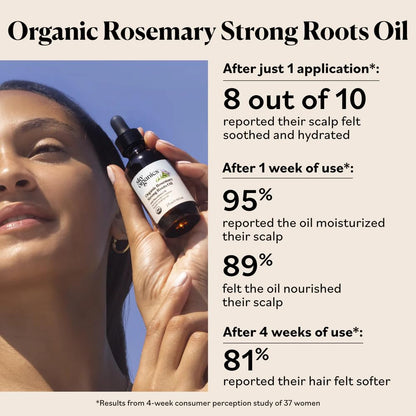 Sky Organics Organic Rosemary Hair Growth Serum for Her, Thoughtful Birthday Gift with Macadamia & Jojoba Oils, 2 fl oz