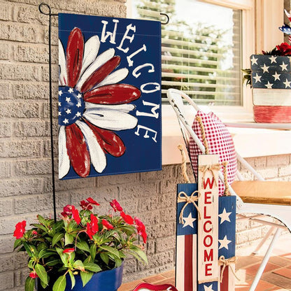 sleeve-style hanger compatible with standard garden and house flagpoles