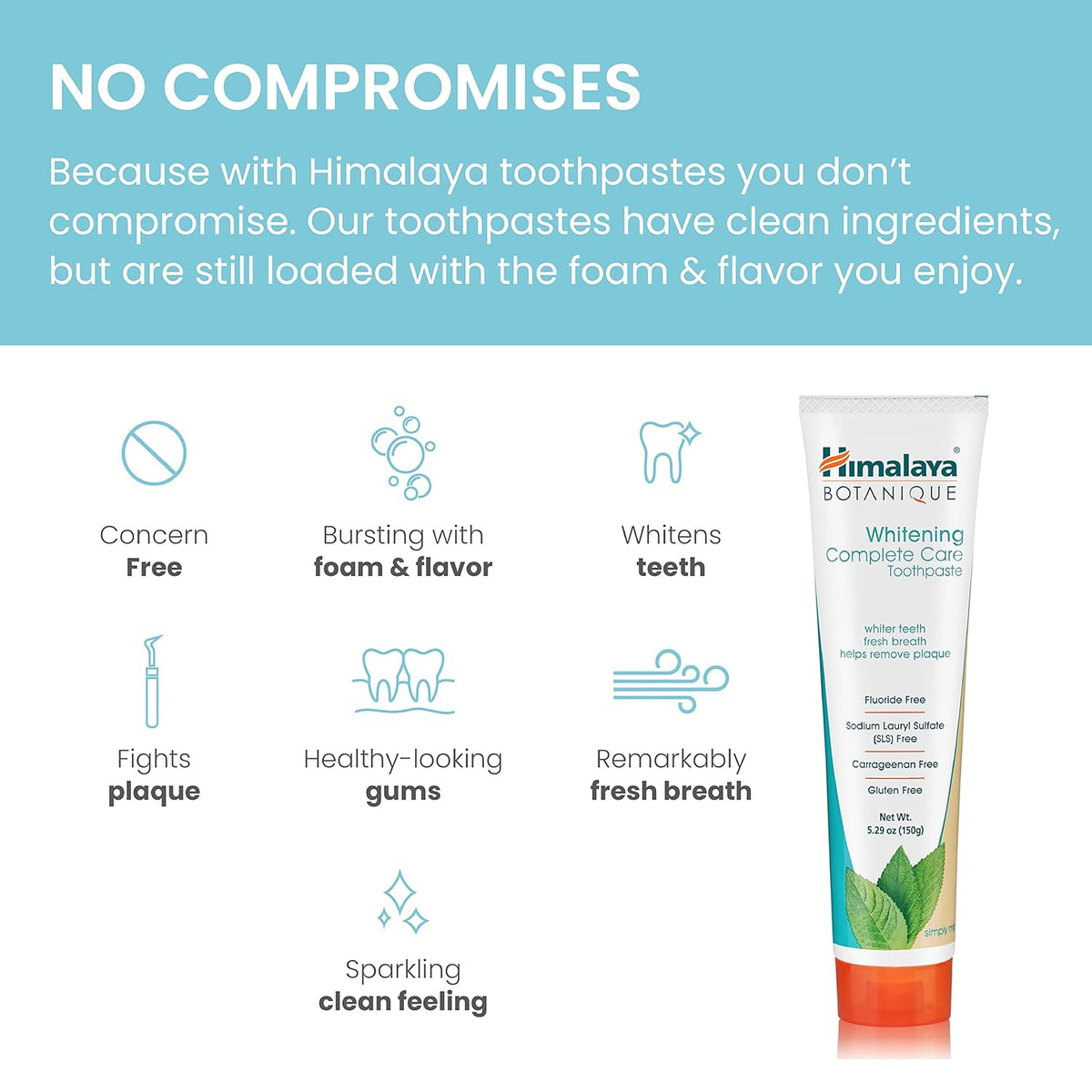 sls-free, triclosan-free, gluten-free, carrageenan-free vegan paste