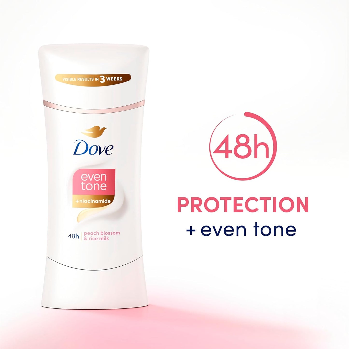 smooth-glide stick application with no visible white residue